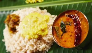 Rice and sambar